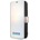 GUESS Iridescent Booktype Case - дизайнерски кожен калъф, тип портфейл за iPhone 11 Pro Max (сребрист)
