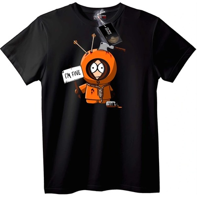 NOONEBRAND Тениска Аз съм добре South Park - 7XL, Black