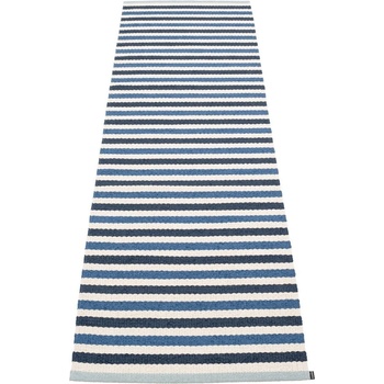 Pappelina Синя и кремава пътека за открито и закрито 70x240 cm Teo Denim - Pappelina (TE3E724)
