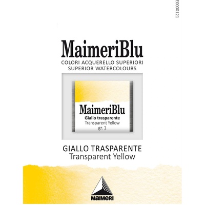 Maimeri Blu Акварелна боя Transparent Yellow 122 1, 5 ml 1 бр (M1607122)