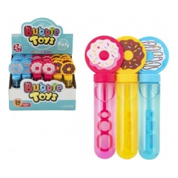 Bublifuk trubice donut kobliha 14cm 3 barvy