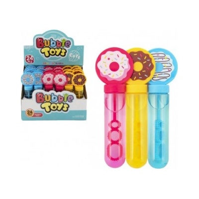 Bublifuk trubice donut kobliha 14cm 3 barvy – Zboží Dáma