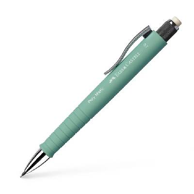 Автоматичен молив Faber-Castell Poly Matic, дебелина на линията 0.7 mm, ментовозелен