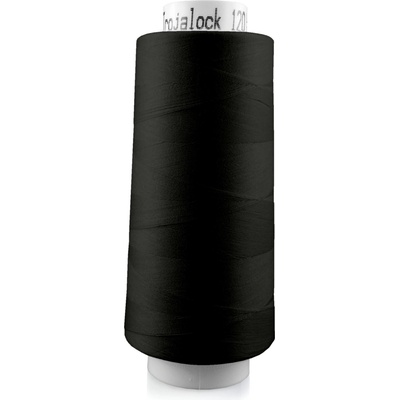 Nitě TROJALOCK polyester na overlock 2500m AMANN - více barev ods.: 4000 Černá