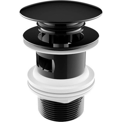 Jika Mio Style Click-clack umývadlová zásuvka 5/4, čierna matná H3702F97161031