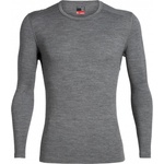 Icebreaker Мъжко мериносово термобельо Icebreaker 260 Tech L/S Crewe Merino base layer - Gritstone Heather (015-0865-0914)