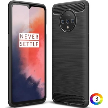 Image 1 of OnePlus 7T Удароустойчив Carbon Fiber Калъф и Протектор