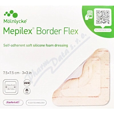 Mepilex Border ab.sil.st. 7,5 x 7,5 cm 5 ks 295200