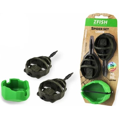 ZFISH - Sada Method Feeder Spider Large Set 70 + 80 g + Formička