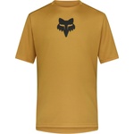 FOX Racing Мъжка фланелка с къс ръкав за колоездене Fox racing Ranger S/S Jersey Fox Head Cycling jersey - Bronze (056-3672-0611)