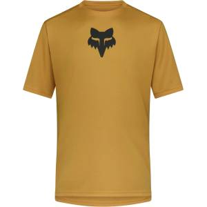 FOX Racing Мъжка фланелка с къс ръкав за колоездене Fox racing Ranger S/S Jersey Fox Head Cycling jersey - Bronze (056-3672-0611)