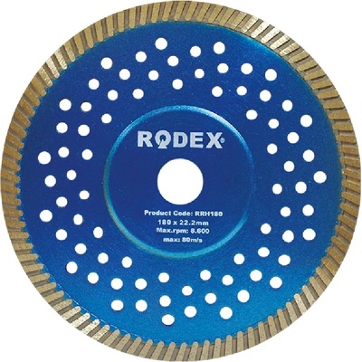 Rodex Диск диамантен турбо Ultraslim 115мм RODEX (0208RRH115)
