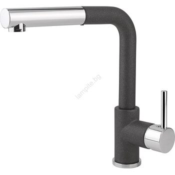 Concept BDG4527BC - Смесител за мивка с изтегляща се душ глава 26, 9 cm гранит/черен (CO0045)