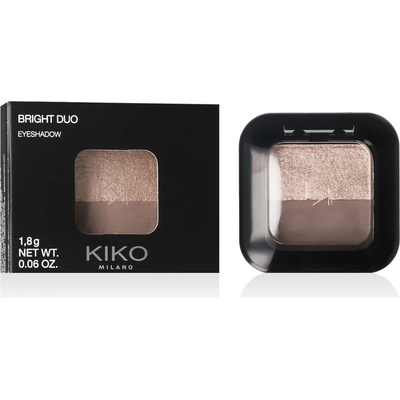KIKO Bright Duo Eyeshadow 1, 8 g нюанс 06 Champagne/Rosy Taupe