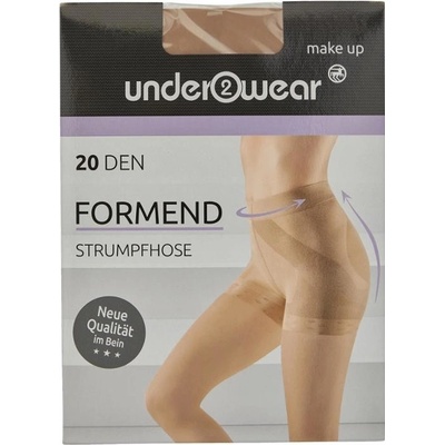 under2wear Punčochové kalhoty formovací tělové 20 DEN
