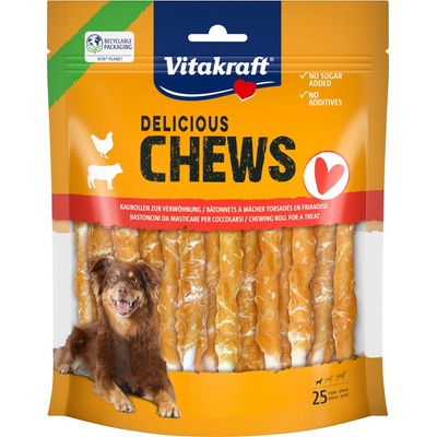 Vitakraft Delicious Chews žuvacie rolky kuracie S - 300 g