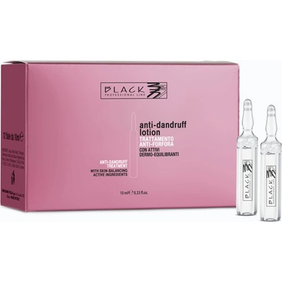 Black Ampule Anti-Dandruff Lotion 12x10 ml – Zboží Dáma