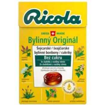 Ricola Bylinný Originál Bonbóny bez cukru 4x40 g