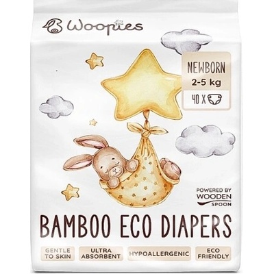 Woopies EKO NEWBORN 2-5 kg Wooden Spoon 40 ks