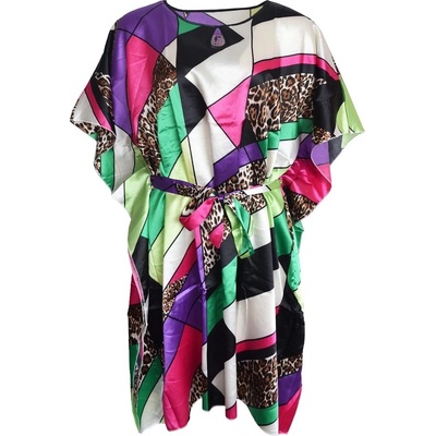 Lonie šaty na pláž kaftan SD-03 vícebarevná