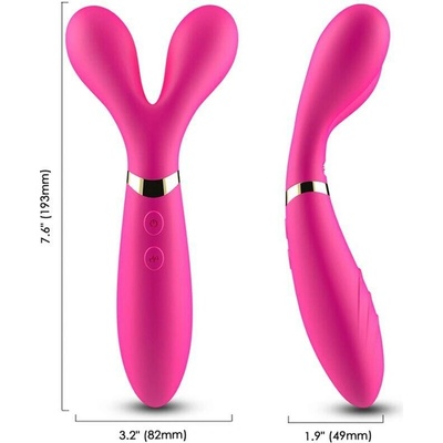 Armony Y-Wand Massager & Double Head Fuchsia