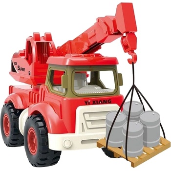 RAYA TOYS Строително превозно средство Raya Toys - Кран, червено (508121611)
