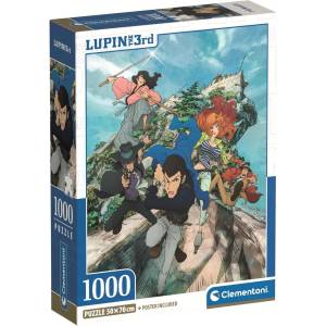 Clementoni Пъзел Clementoni от 1000 части - Люпен Трети, вариант 3 (37068)