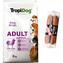 TropiDog Premium Adult S jehněčí s rýží 8 kg