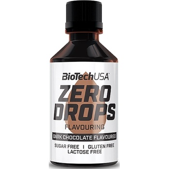 BioTech Zero Drops Flavor dochucovadlo bez kalorií chocolate 50 ml