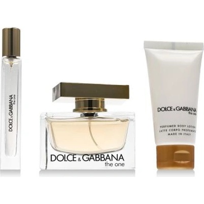 Dolce&Gabbana The One подаръчен комплект: EDP 75 ml + лосион за тяло 50 ml + EDP 10 ml за жени