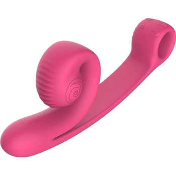 Snail Vibe Curve - 2в1 вибратор за клитор (розов)