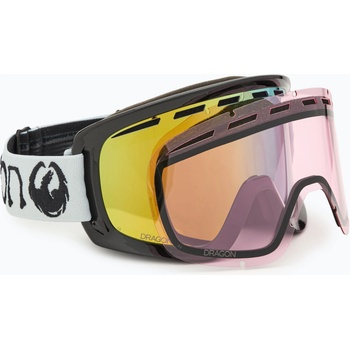 Dragon Скиорски очила DRAGON D1 OTG classic grey/lumalens gold ion+lumalens light rose