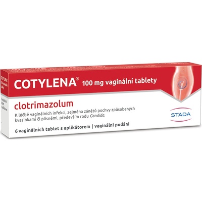 COTYLENA 100MG VAG TBL NOB 6