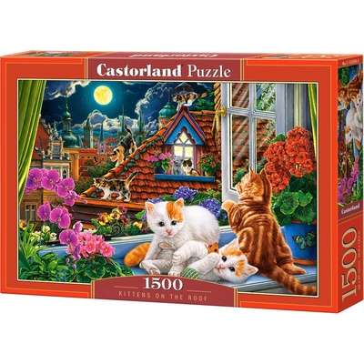 CASTORLAND Koťata na střeše 1500 dílků
