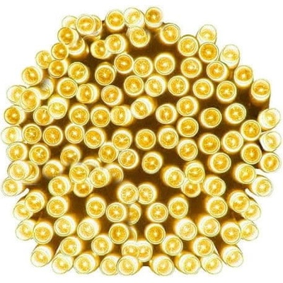 CoolCeny Vánoční osvětlení 100 LED Řetězy v 10 barvách o délce 10 metrů. Bílá teplá
