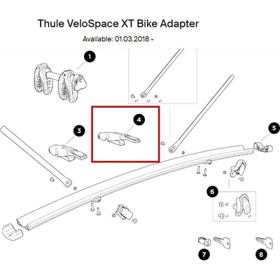 Adaptér Thule Console Bike Adapter 50917