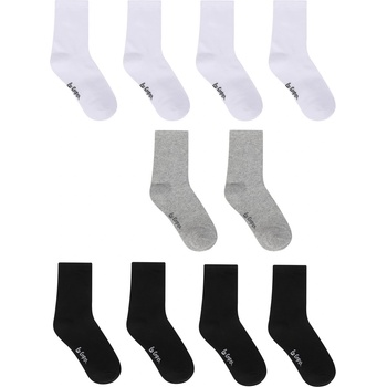 Lee Cooper Детски чорапи Lee Cooper Back to School Quarter socks 10pk Infant - Assorted