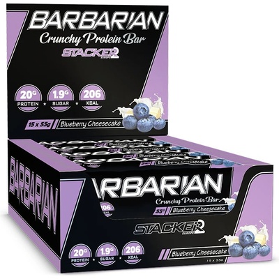 Stacker 2 Barbarian Bar, 1x55 Grams/15 bars box/