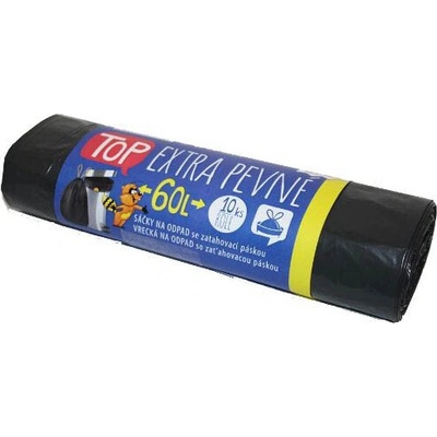 Vipor Pytle Top stahovací 60l 35µm 10ks černé extra pevné
