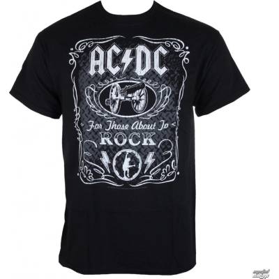 Metal Liquid AC-DC Label čierne