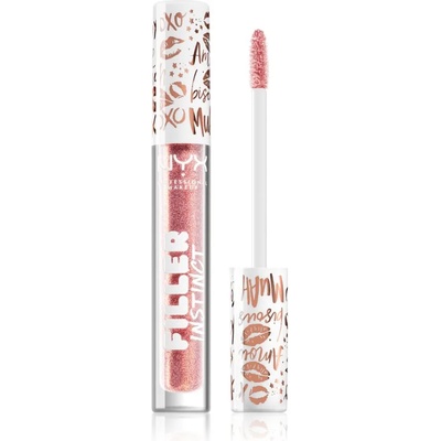 NYX Cosmetics Filler Instinct Plumping Lip Polish блясък за устни с блестящи частици цвят 03 -Sparkling Please 2, 5ml