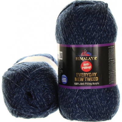 Himalaya New Tweed 75109 tmavě modrá melange