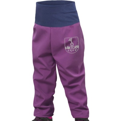 Unuo dětské softshellové kalhoty BATOLE ostružinová Evžen