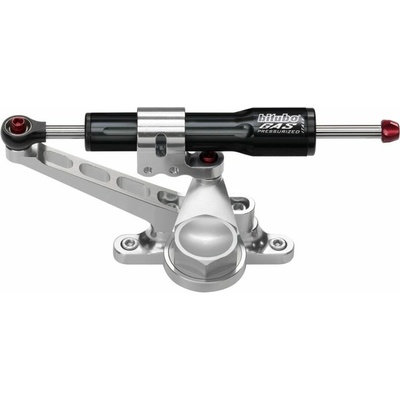 BITUBO Steering damper kit BITUBO over tank mounting with Black shock absorber
