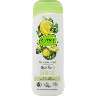 alverde Naturkosmetik sprchový gel bio máta & bio bergamot 250 ml