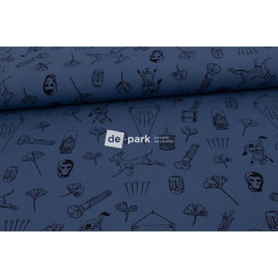 de-park Úplet - Rychlé šípy - Ježek v kleci - tmavá modrá
