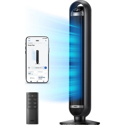 DREO Колонен вентилатор Dreo Tower Fan 413S, 36", 90-градуса завъртане, Мобилно приложение