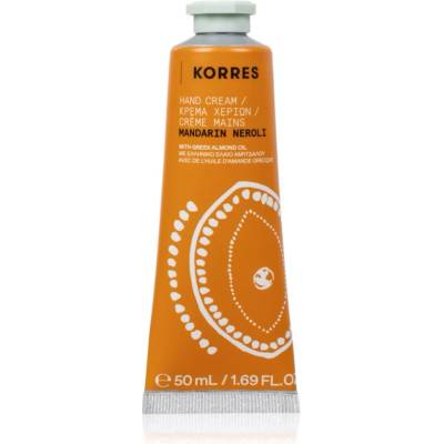 KORRES Mandarin Neroli хидратиращ крем за ръце с бадемово масло 50ml