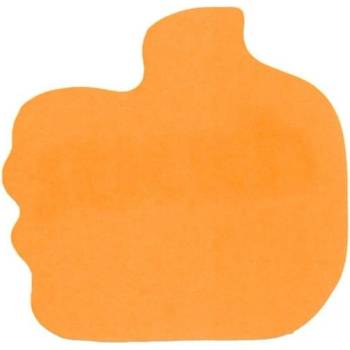 Stick`n Stick'n Самозалепващи се листчета Палец, неонови, оранжеви, (1040180075)