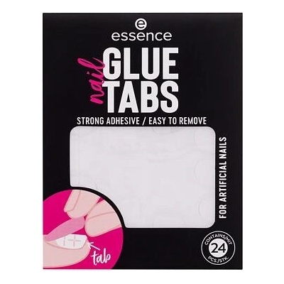 Essence Nail Glue Tabs lepící polštářky pro umělé nehty 24 ks